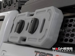 Fluid Container - Flat - Mountable - Rough Country - Gray - 20L Fluid Container - Flat - Mountable - Rough Country - Gray - 20L